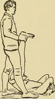 An illustration from How to, a book of tumbling, tricks, pyramids and games; (1899)