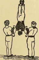 An illustration from How to, a book of tumbling, tricks, pyramids and games; (1899)
