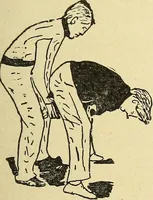An illustration from How to, a book of tumbling, tricks, pyramids and games; (1899)