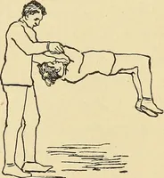 An illustration from How to, a book of tumbling, tricks, pyramids and games; (1899)