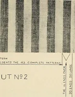 An illustration from How to figure out and arrange pattern work for weaving colored fabrics, explained and illustrated, together with other simple rules and calculations pertaining to weaving departments (1915)