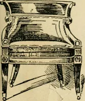 An illustration from How to know period styles in furniture; a brief history of furniture from the days of ancient Egypt to the present time, illustrated with over 300 typical examples and a brief description of each period (1913)