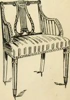 An illustration from How to know period styles in furniture; a brief history of furniture from the days of ancient Egypt to the present time, illustrated with over 300 typical examples and a brief description of each period (1913)