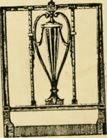 An illustration from How to know period styles in furniture; a brief history of furniture from the days of ancient Egypt to the present time, illustrated with over 300 typical examples and a brief description of each period (1913)