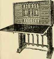 An illustration from How to know period styles in furniture; a brief history of furniture from the days of ancient Egypt to the present time, illustrated with over 300 typical examples and a brief description of each period (1913)