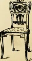 An illustration from How to know period styles in furniture; a brief history of furniture from the days of ancient Egypt to the present time, illustrated with over 300 typical examples and a brief description of each period (1913)