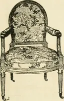 An illustration from How to know period styles in furniture; a brief history of furniture from the days of ancient Egypt to the present time, illustrated with over 300 typical examples and a brief description of each period (1913)
