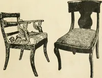 An illustration from How to know period styles in furniture; a brief history of furniture from the days of ancient Egypt to the present time, illustrated with over 300 typical examples and a brief description of each period (1913)
