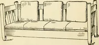 An illustration from How to know period styles in furniture; a brief history of furniture from the days of ancient Egypt to the present time, illustrated with over 300 typical examples and a brief description of each period (1913)