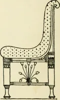 Picture 9 of 247 from How to know period styles in furniture; a brief history of furniture from the days of ancient Egypt to the present time, illustrated with over 300 typical examples and a brief description of each period (1913), leaf 19