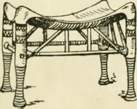 An illustration from How to know period styles in furniture; a brief history of furniture from the days of ancient Egypt to the present time, illustrated with over 300 typical examples and a brief description of each period (1913)