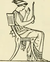 An illustration from How to know period styles in furniture; a brief history of furniture from the days of ancient Egypt to the present time, illustrated with over 300 typical examples and a brief description of each period (1913)