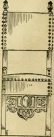 An illustration from How to know period styles in furniture; a brief history of furniture from the days of ancient Egypt to the present time, illustrated with over 300 typical examples and a brief description of each period (1913)