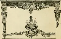 An illustration from How to know period styles in furniture; a brief history of furniture from the days of ancient Egypt to the present time, illustrated with over 300 typical examples and a brief description of each period (1913)