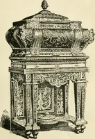 An illustration from How to know period styles in furniture; a brief history of furniture from the days of ancient Egypt to the present time, illustrated with over 300 typical examples and a brief description of each period (1913)
