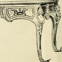 An illustration from How to know period styles in furniture; a brief history of furniture from the days of ancient Egypt to the present time, illustrated with over 300 typical examples and a brief description of each period (1913)
