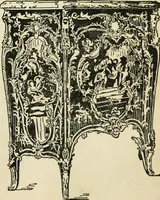 An illustration from How to know period styles in furniture; a brief history of furniture from the days of ancient Egypt to the present time, illustrated with over 300 typical examples and a brief description of each period (1913)