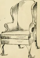 An illustration from How to know period styles in furniture; a brief history of furniture from the days of ancient Egypt to the present time, illustrated with over 300 typical examples and a brief description of each period (1913)