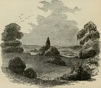 An illustration from How to lay out a garden : intended as a general guide in choosing, forming, or improving an estate, (from a quarter of an acre to a hundred acres in extent) with reference to both design and execution (1860)