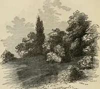 An illustration from How to lay out a garden : intended as a general guide in choosing, forming, or improving an estate, (from a quarter of an acre to a hundred acres in extent) with reference to both design and execution (1860)