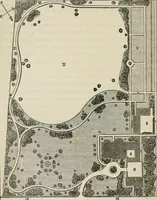 An illustration from How to lay out a garden : intended as a general guide in choosing, forming, or improving an estate, (from a quarter of an acre to a hundred acres in extent) with reference to both design and execution (1860)