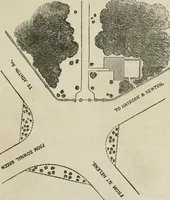 An illustration from How to lay out a garden : intended as a general guide in choosing, forming, or improving an estate, (from a quarter of an acre to a hundred acres in extent) with reference to both design and execution (1860)