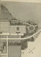 An illustration from How to lay out a garden : intended as a general guide in choosing, forming, or improving an estate, (from a quarter of an acre to a hundred acres in extent) with reference to both design and execution (1860)