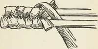 An illustration from How to make baskets (1911)