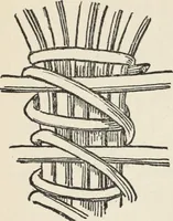 An illustration from How to make baskets (1911)