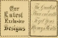 Picture 30 of 30 from How to make effective show-cards, off hand card writing and pen lettering by a new and simple method with fifty-six original cuts; (1898), leaf 132