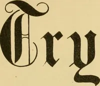 An illustration from How to make effective show-cards, off hand card writing and pen lettering by a new and simple method with fifty-six original cuts; (1898)