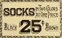 An illustration from How to make effective show-cards, off hand card writing and pen lettering by a new and simple method with fifty-six original cuts; (1898)