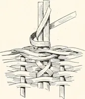An illustration from How to make Indian and other baskets (1903)