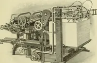 An illustration from How to make money in the printing business. A book for master printers who realize that there is a practical side to the art, and who desire to know the surest methods of making profits (1900)