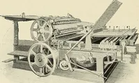 An illustration from How to make money in the printing business. A book for master printers who realize that there is a practical side to the art, and who desire to know the surest methods of making profits (1900)