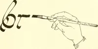 An illustration from How to make show cards; a practical treatise for the use of retail merchants and their clerks (1916)