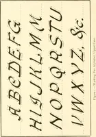 An illustration from How to make show cards; a practical treatise for the use of retail merchants and their clerks (1916)