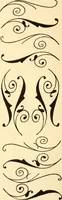 An illustration from How to paint flowers, scrolls and fancy borders for up-to-date show cards, posters, display signs and decorating (1915)