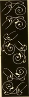 An illustration from How to paint flowers, scrolls and fancy borders for up-to-date show cards, posters, display signs and decorating (1915)