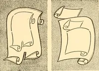 An illustration from How to paint flowers, scrolls and fancy borders for up-to-date show cards, posters, display signs and decorating (1915)