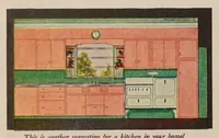 An illustration from How to paint : how to Jap-a-lac, how to varnish, how to have colorful furniture, walls, color schemes : the Glidden Company (1930)