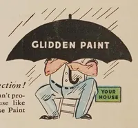 An illustration from How to paint : how to Jap-a-lac, how to varnish, how to have colorful furniture, walls, color schemes : the Glidden Company (1930)