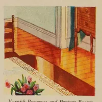 An illustration from How to paint : how to Jap-a-lac, how to varnish, how to have colorful furniture, walls, color schemes : valuable facts on all painting (1930)