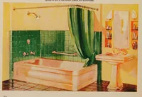 An illustration from How to paint : how to Jap-a-lac, how to varnish, how to have colorful furniture, walls, color schemes : valuable facts on all painting (1930)