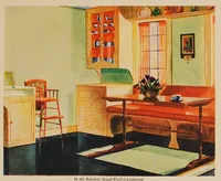 An illustration from How to paint : how to Jap-a-lac, how to varnish, how to have colorful furniture, walls, color schemes : valuable facts on all painting (1930)