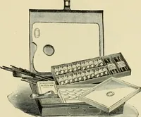 An illustration from How to paint : an instruction book with full description of all the materials necessary. (1894)