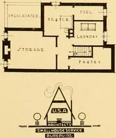 Picture 70 of 188 from How to plan, finance and build your home [by] the Architects’ small house service bureau. (1922), leaf 50