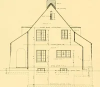 An illustration from How to plan, finance and build your home [by] the Architects’ small house service bureau. (1922)