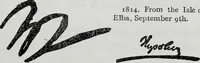 An illustration from How to read character in handwriting : a guide for the beginner and student of graphology (1910)