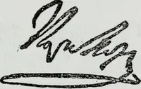 An illustration from How to read character in handwriting : a guide for the beginner and student of graphology (1910)